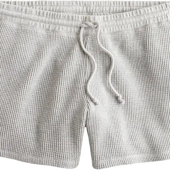 J. Crew Waffle Sweatshirt & Short Lounge Set Size S/M - Picture 3 of 6